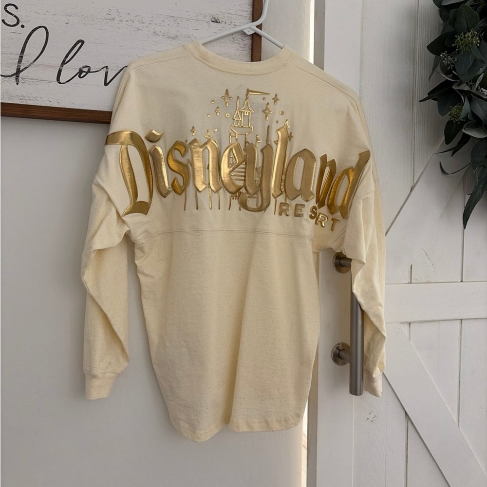 Cream & Gold Glitter DisneyLand Spirit Jersey - Picture 2 of 2